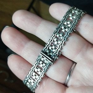 Milor sterling silver 925 unique chain design bracelet